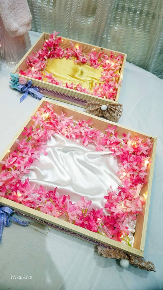Elegant Baby Ornament Trays - Naming Ceremony Essentials