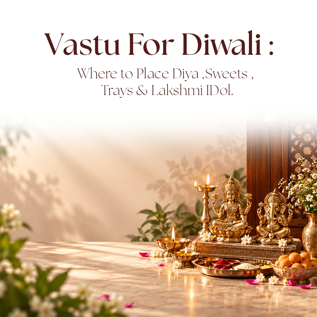 The Complete Vastu Guide To Diwali: Diya, Sweets Tray & Lakshmi Idol Placement