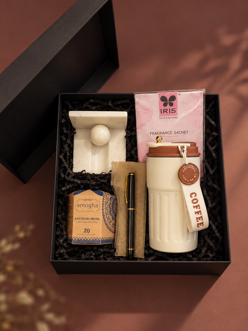 Premium Diwali Corporate Gift Set| Black Luxury Box