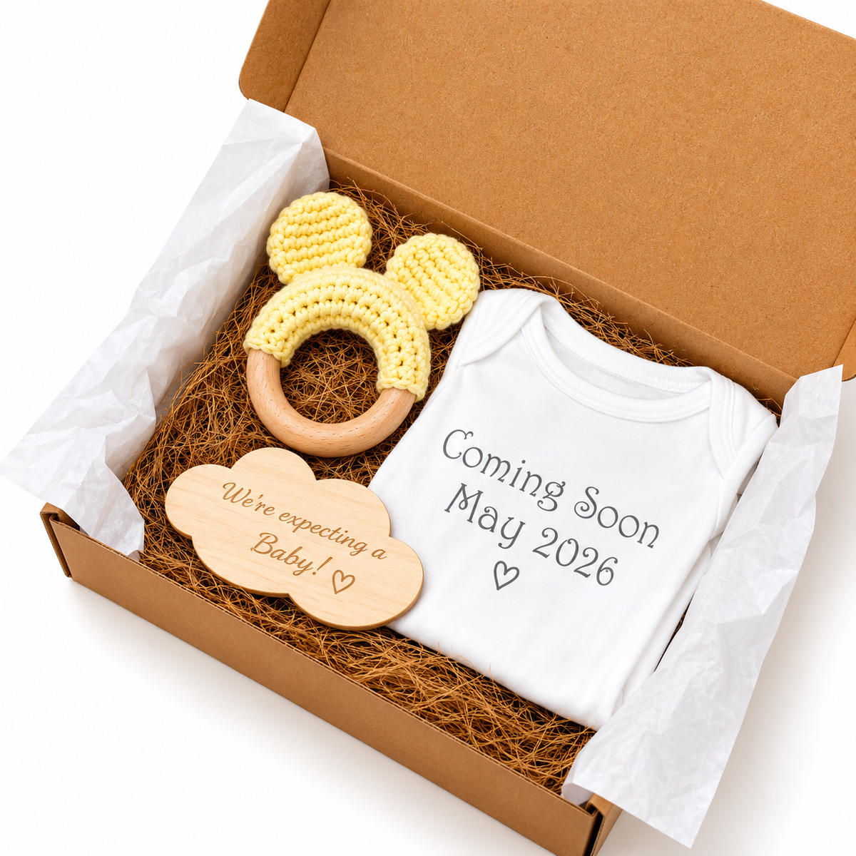 We're Expecting" Baby Reveal Gift Box