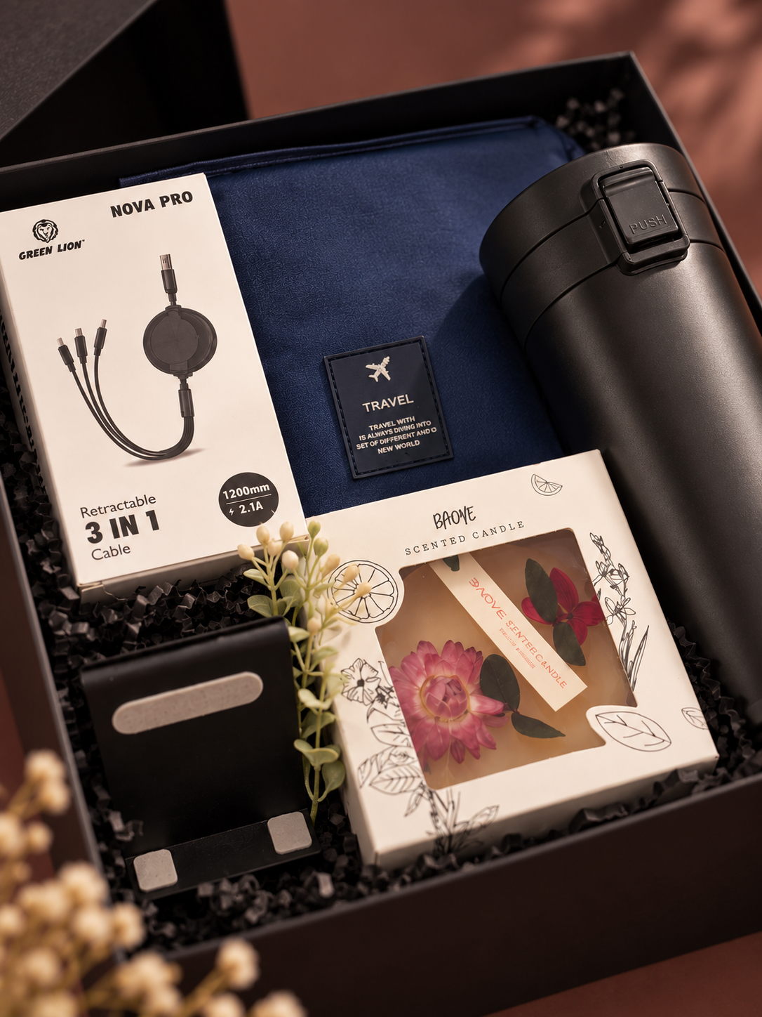Premium Travel Essentials Gift Hamper for Him