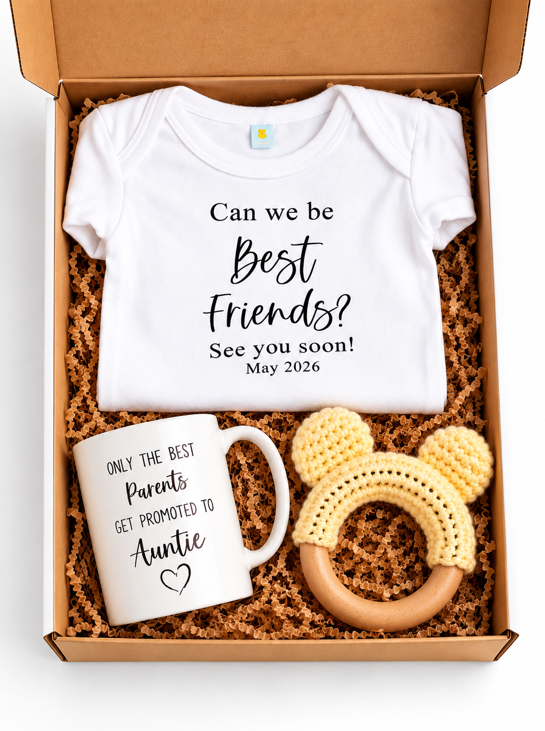 Pregnancy Announcement Gift Box for Sister - Auntie Promotion