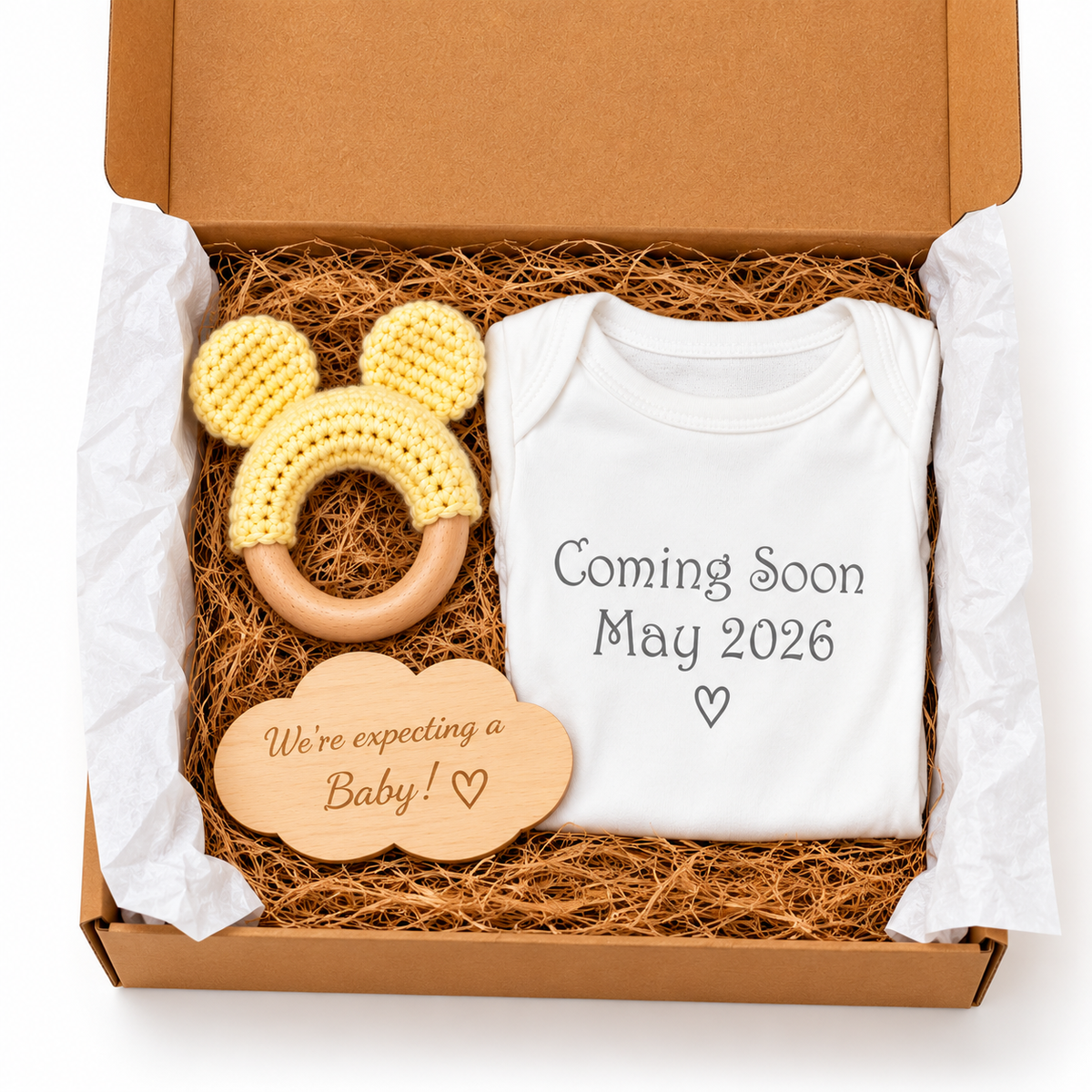 We're Expecting" Baby Reveal Gift Box