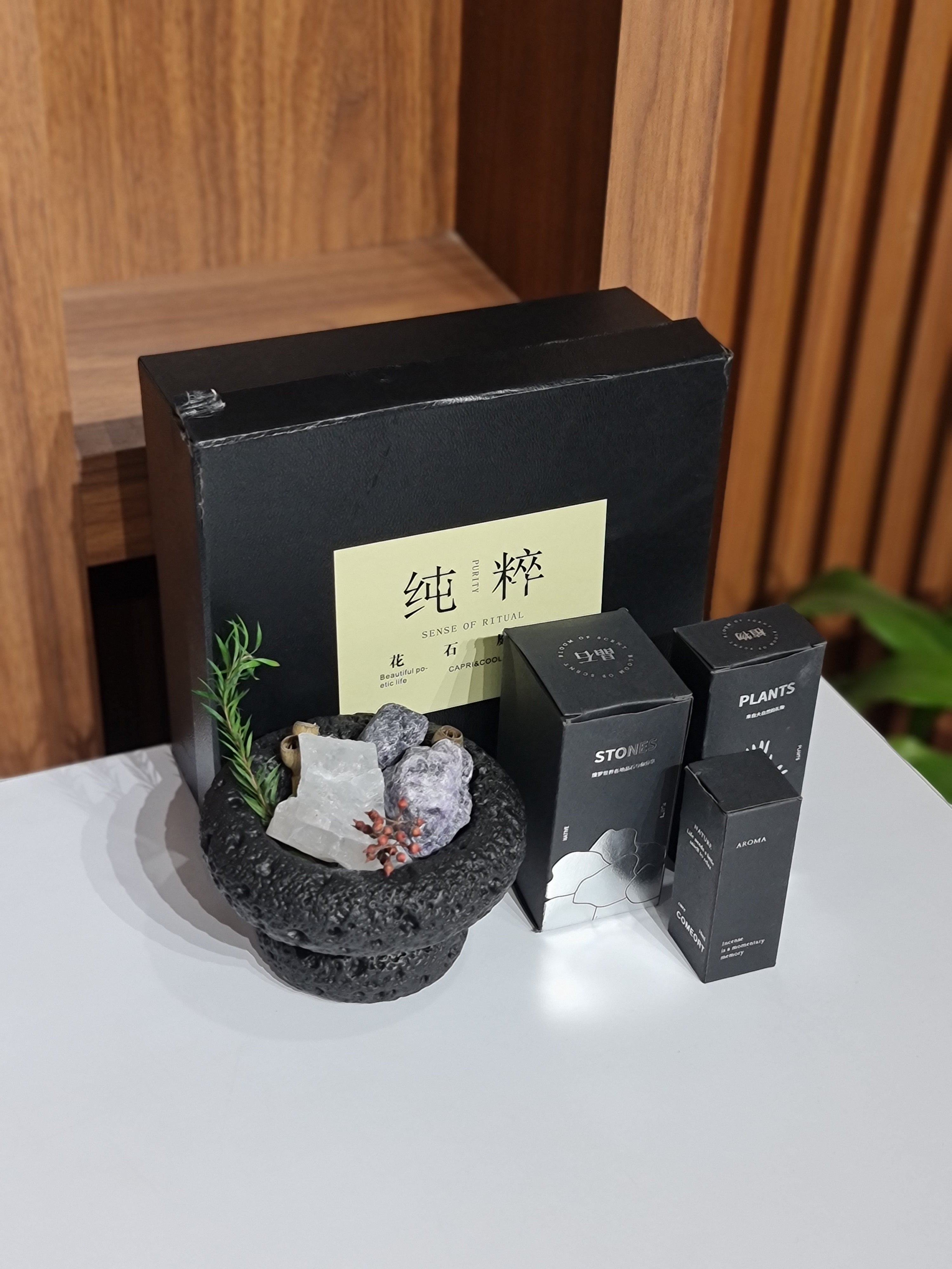 Crystal Stone Diffuser -  Luxury Wellness Set