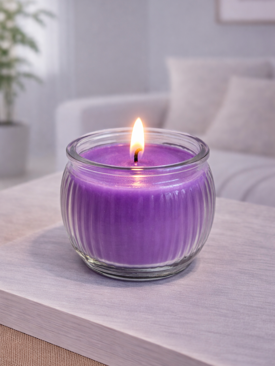 IRIS Ribbed Jar Scented Candle