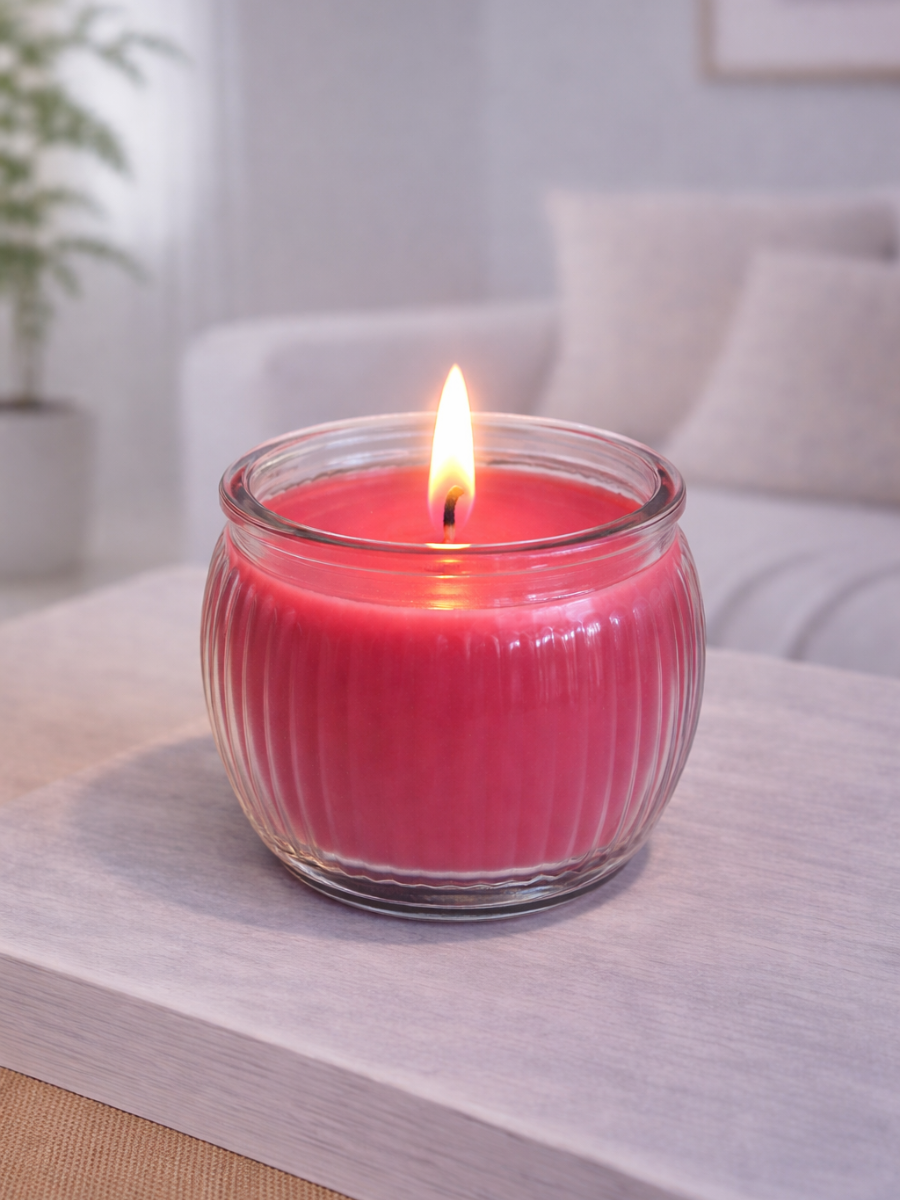 IRIS Ribbed Jar Scented Candle