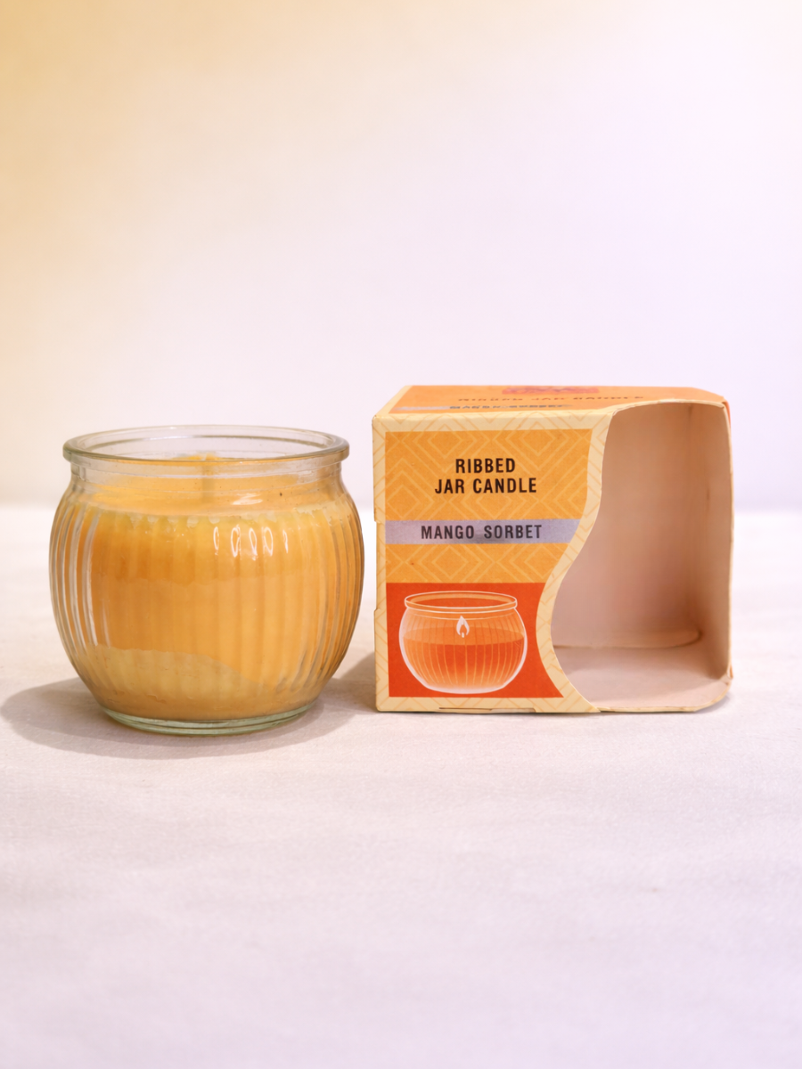 IRIS Ribbed Jar Scented Candle