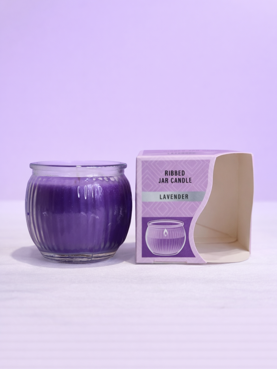 IRIS Ribbed Jar Scented Candle
