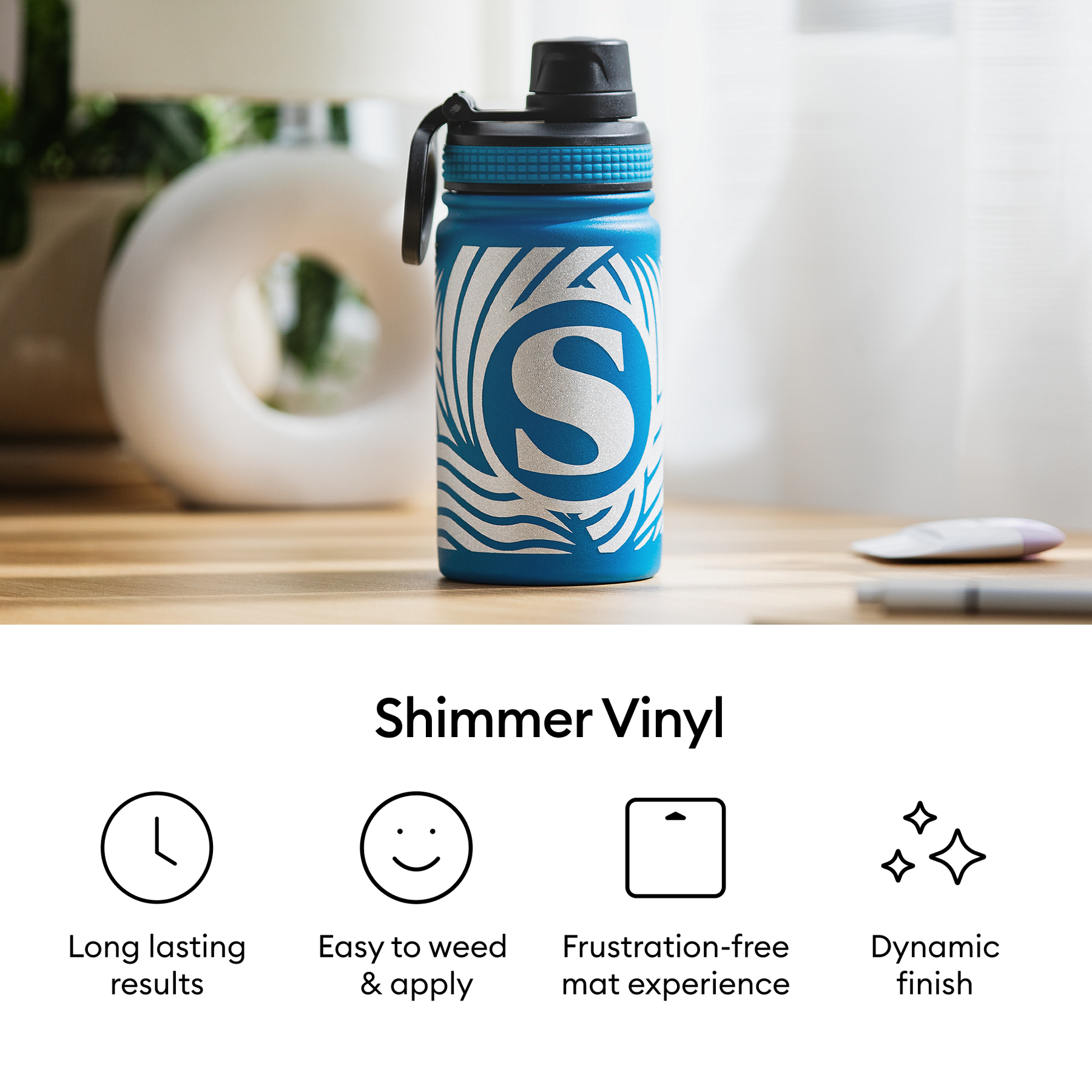 Cricut Premium Shimmer Vinyl™ – Permanent Gold