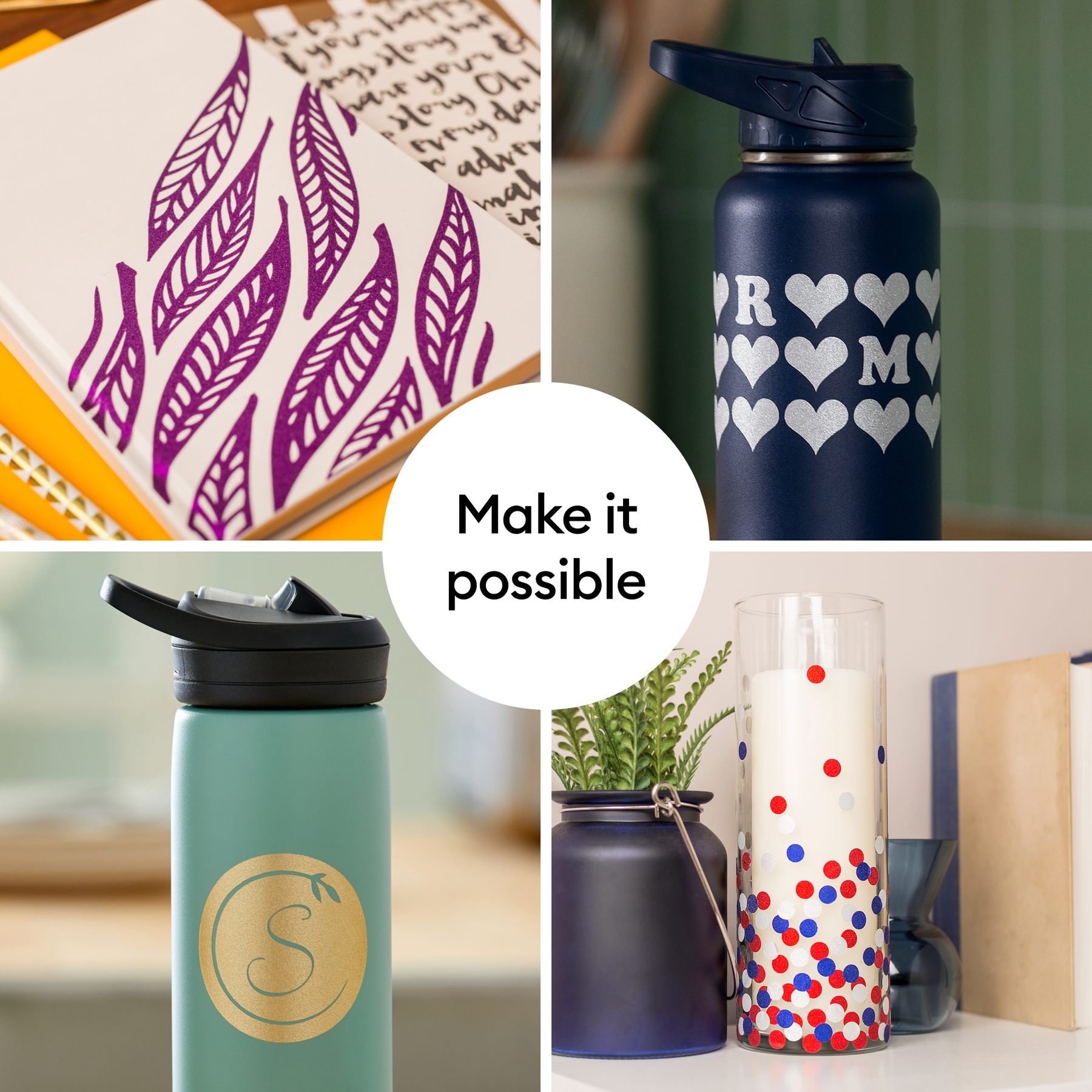 Cricut Premium Shimmer Vinyl™ – Permanent Gold
