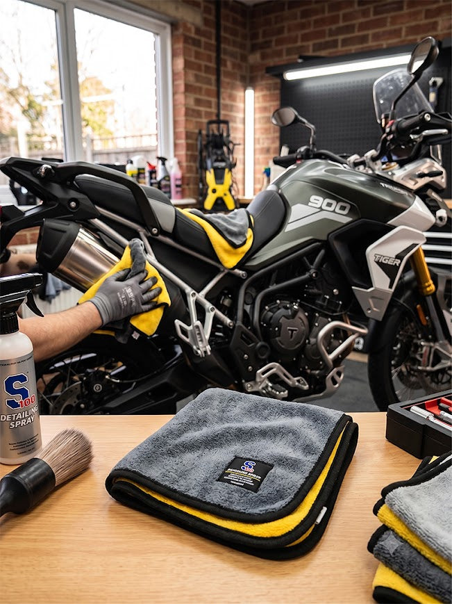 Premium Dual-Sided Microfiber Detailing Towel