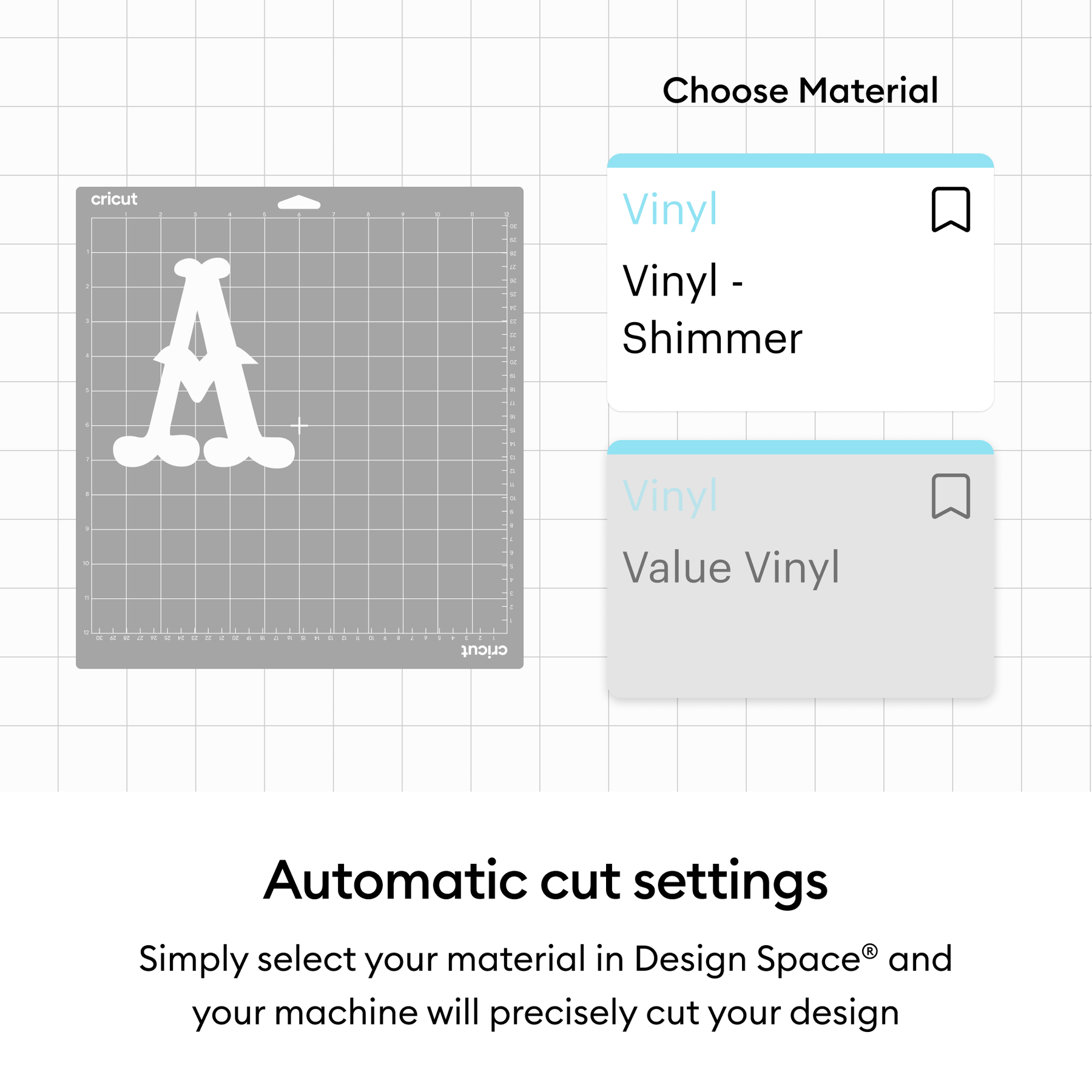 Cricut Premium Shimmer Vinyl™ – Permanent Gold