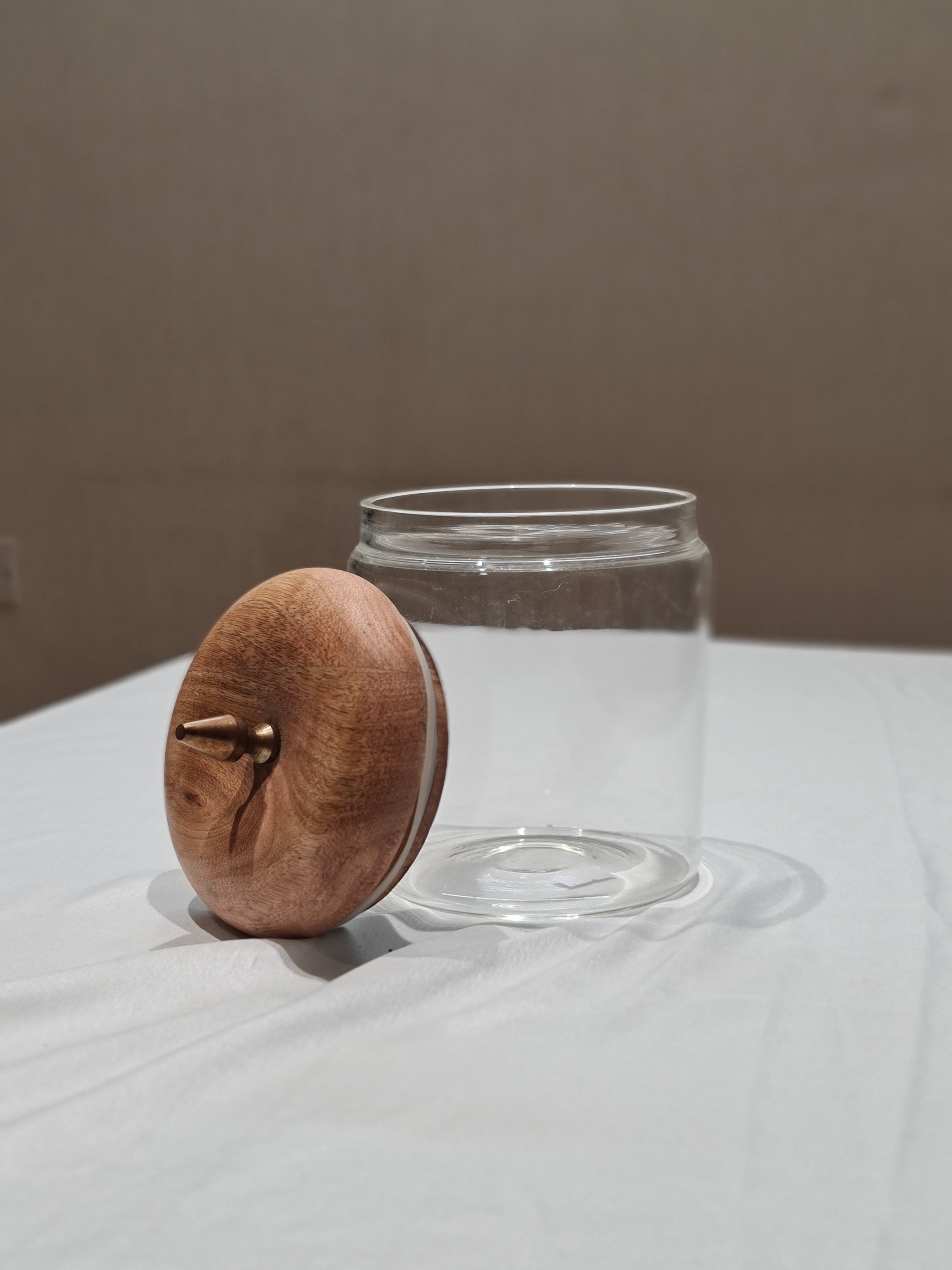 Aesthetic Glass Kitchen Jar - 1kg