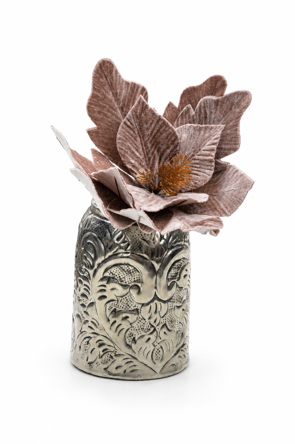 Set of 2 Velvet Magnolia Artificial Flower