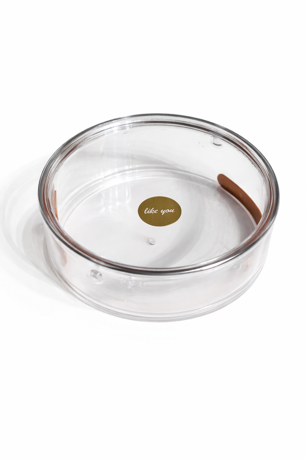 Clear Acrylic Round Basket