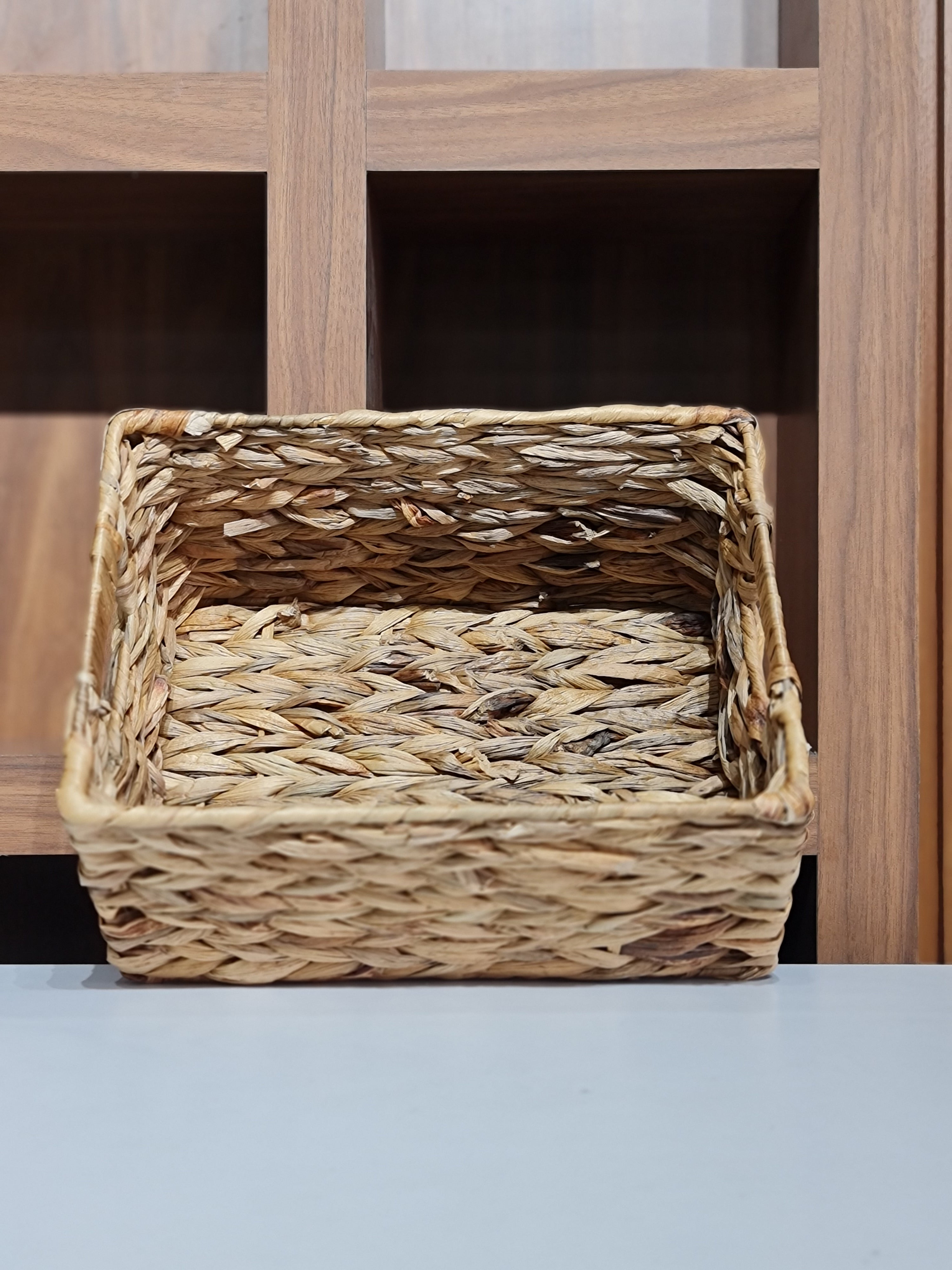 Set of 4 Water Hyacinth Storage Basket