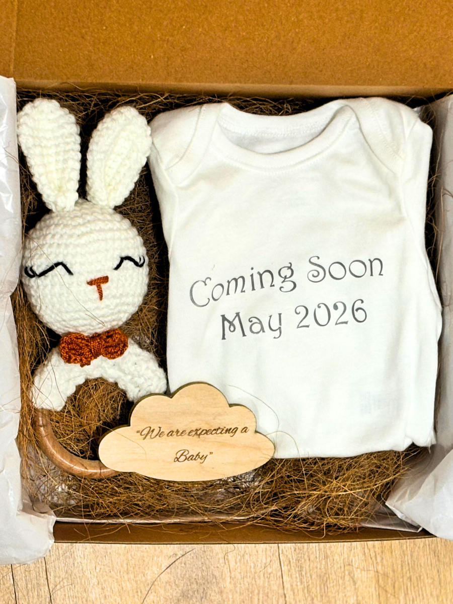 We're Expecting" Baby Reveal Gift Box