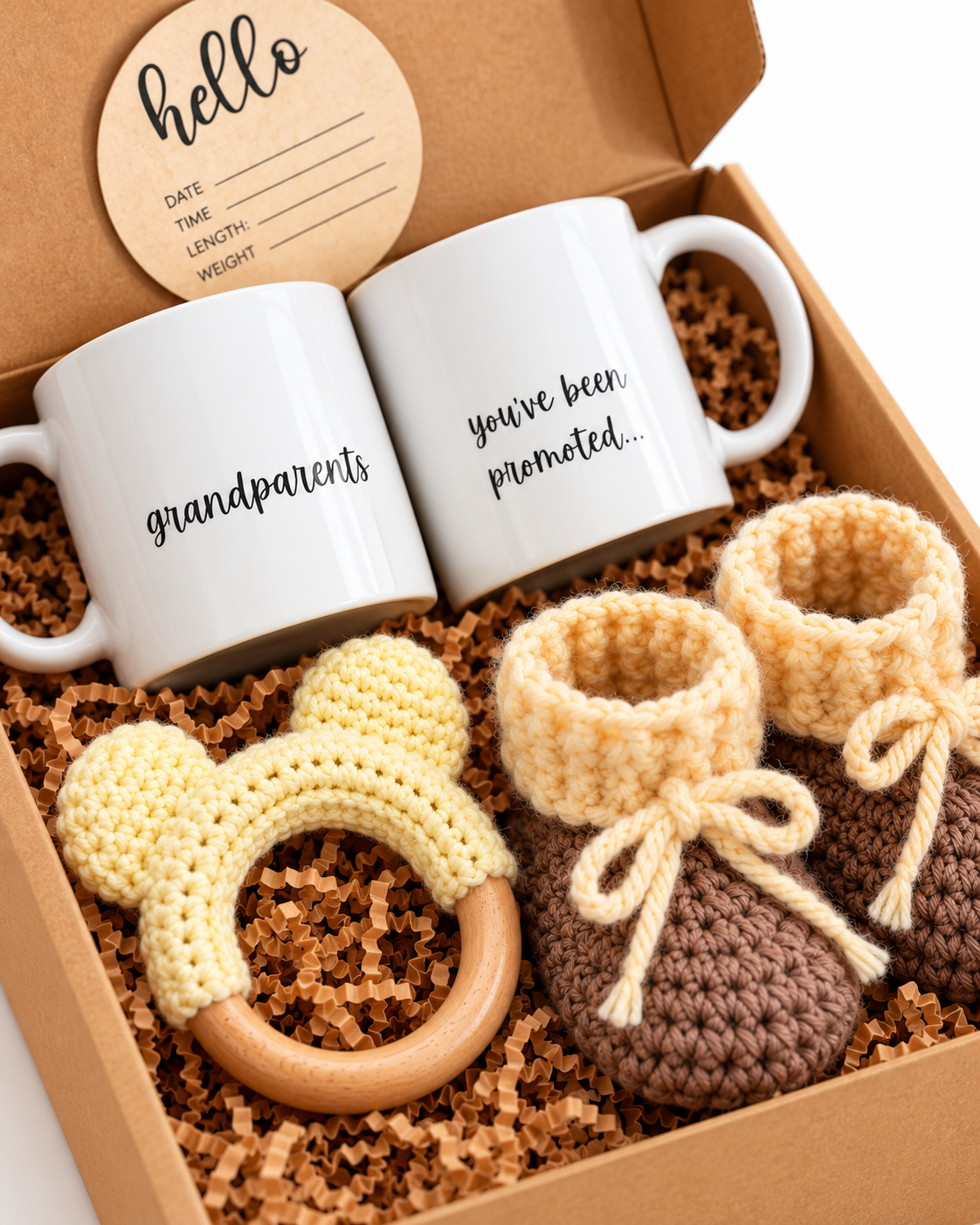 The Grandparent Reveal Box - Pregnancy Reveal for Parents