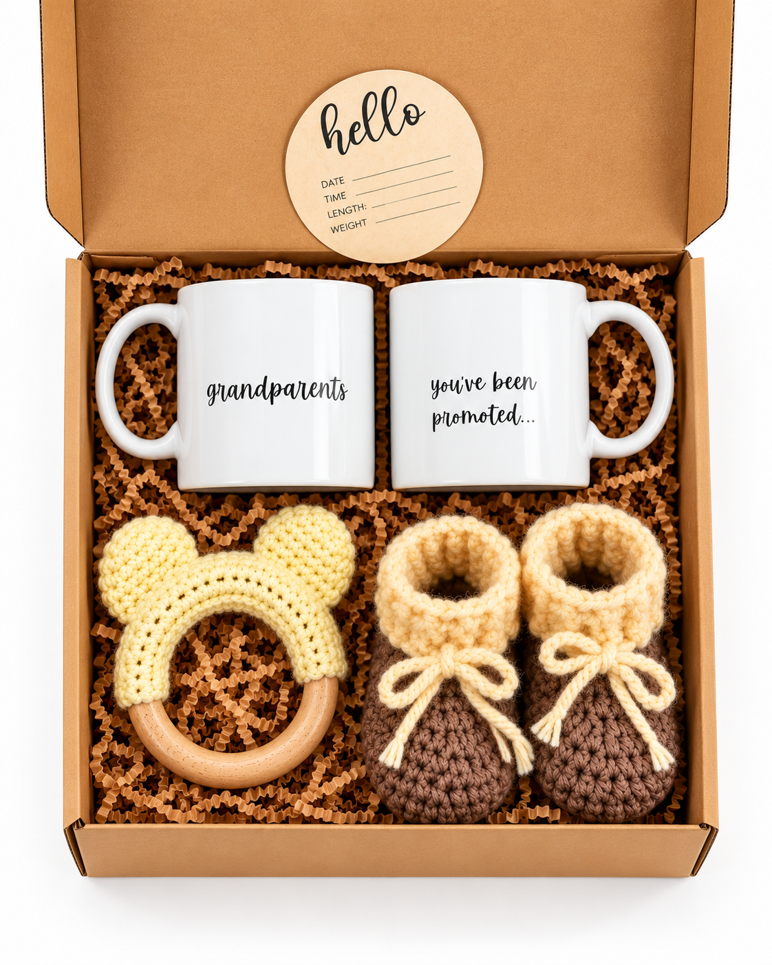 The Grandparent Reveal Box - Pregnancy Reveal for Parents