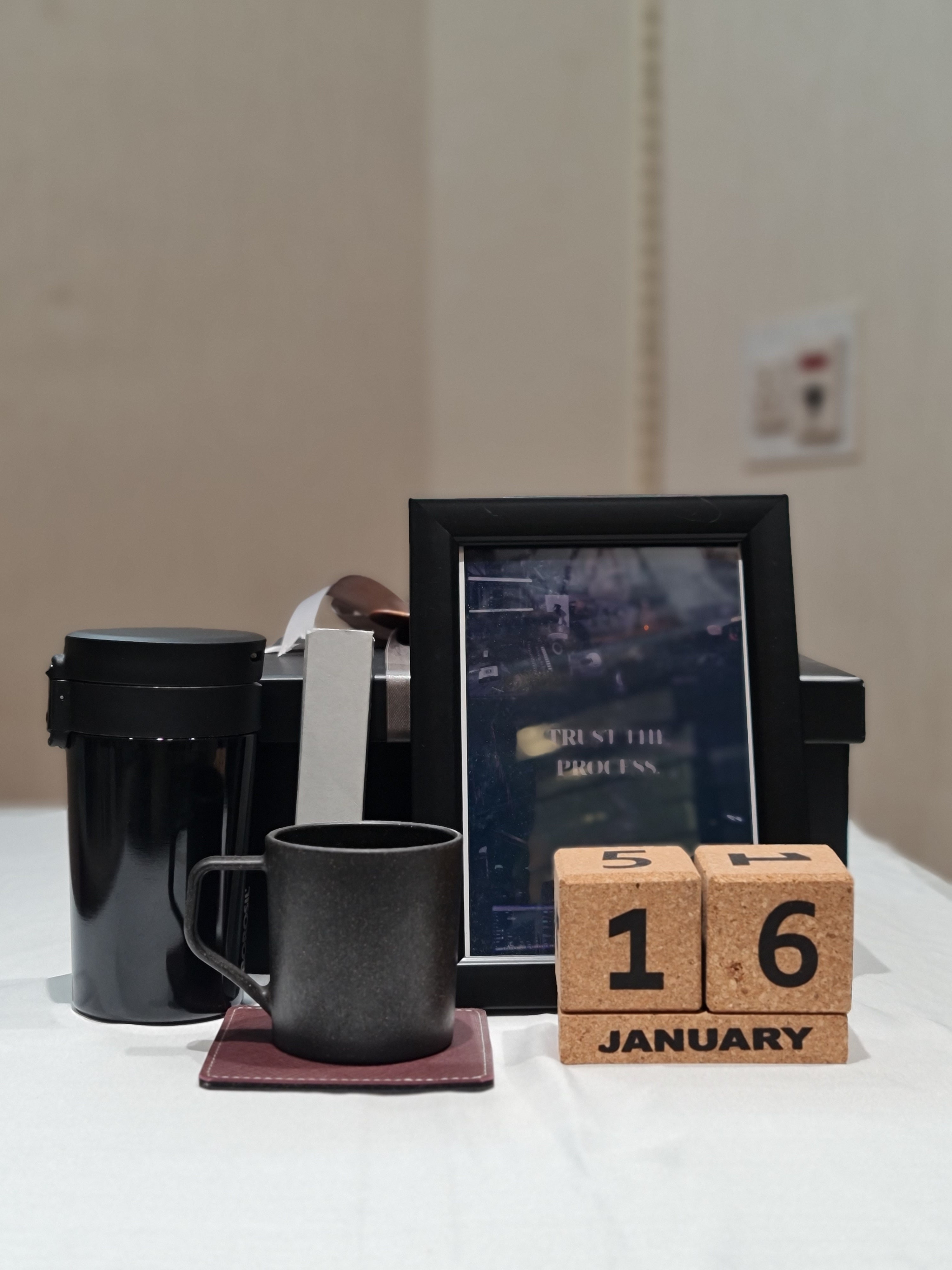 Black Corporate Hamper Box - Premium Gift Set