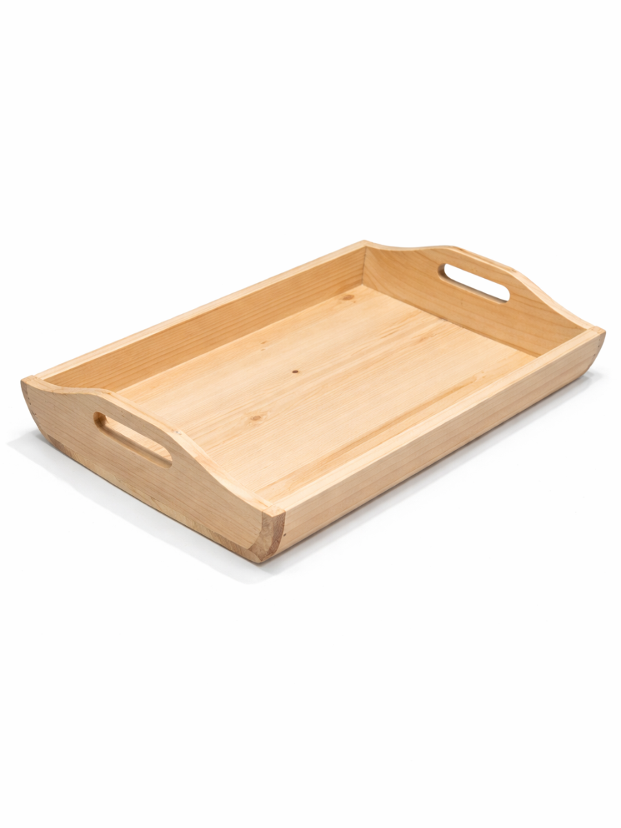 Classic Pine Wood Serving Tray