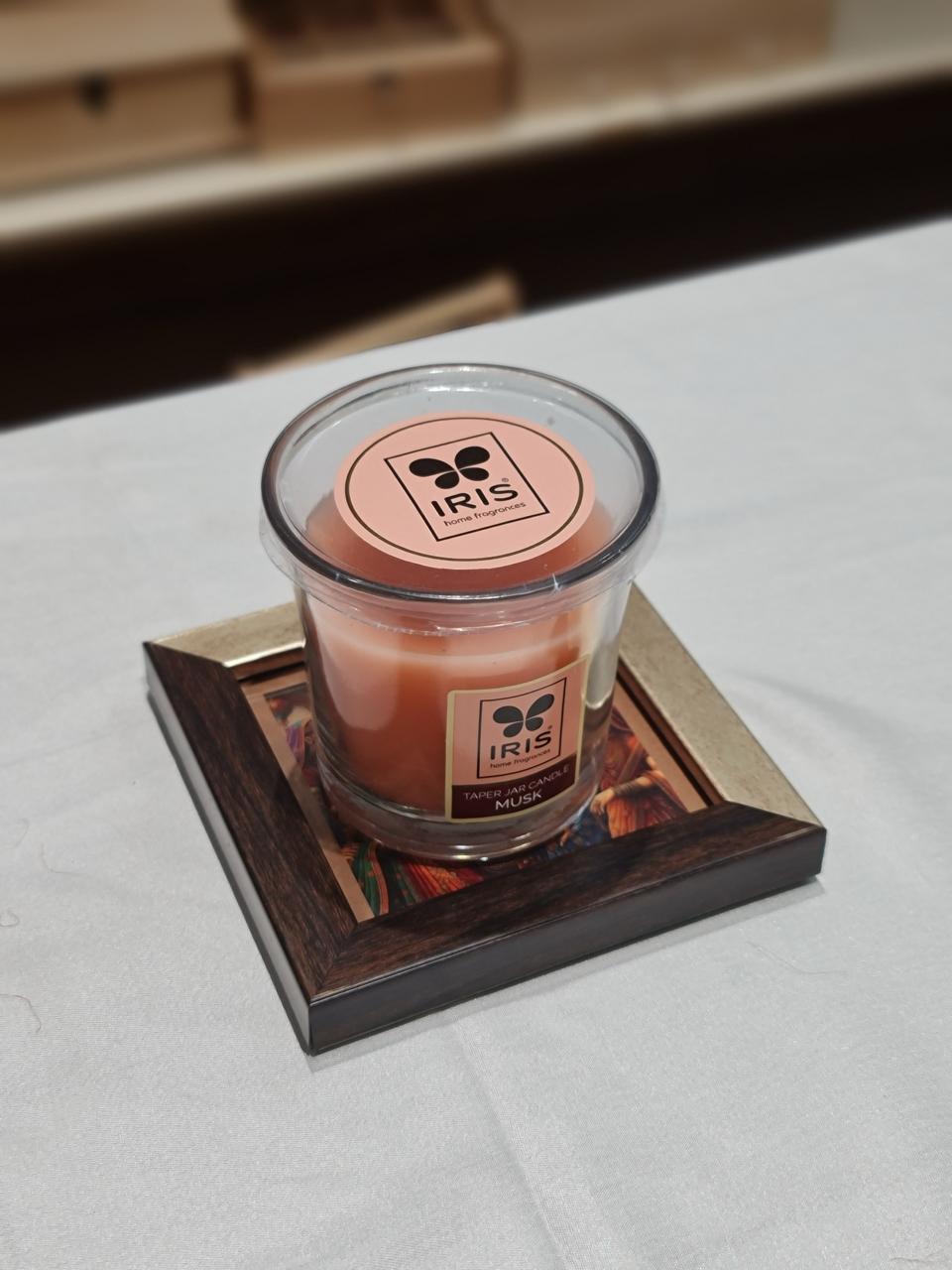 Irish Scented Candle with Decorative Coaster - Return Gifts
