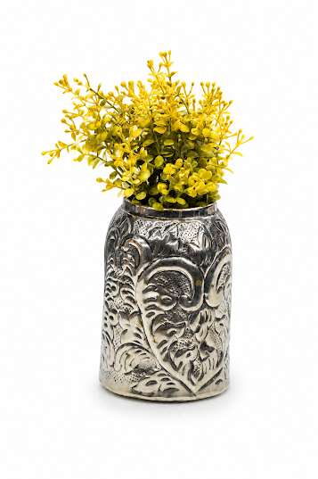 Set of 5 Mimosa Blossom Artificial Foliage Bush