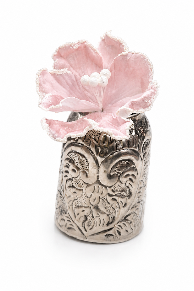 Set of 5 Pearl Edge Hibiscus Artificial Flower