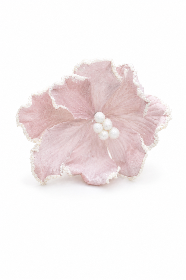Set of 5 Pearl Edge Hibiscus Artificial Flower
