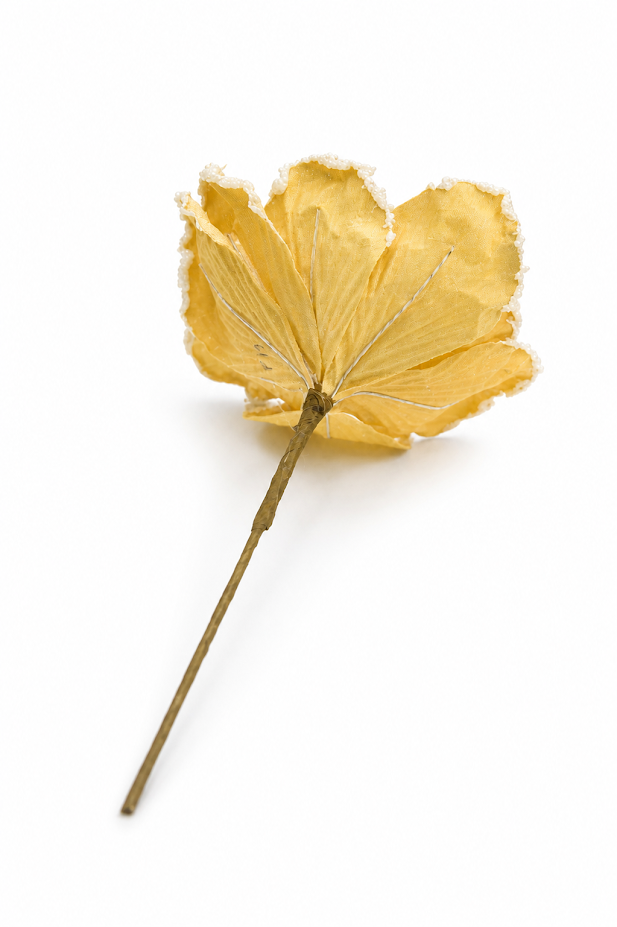 Set of 5 Pearl Edge Hibiscus Artificial Flower