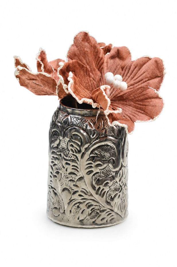 Set of 5 Pearl Edge Hibiscus Artificial Flower