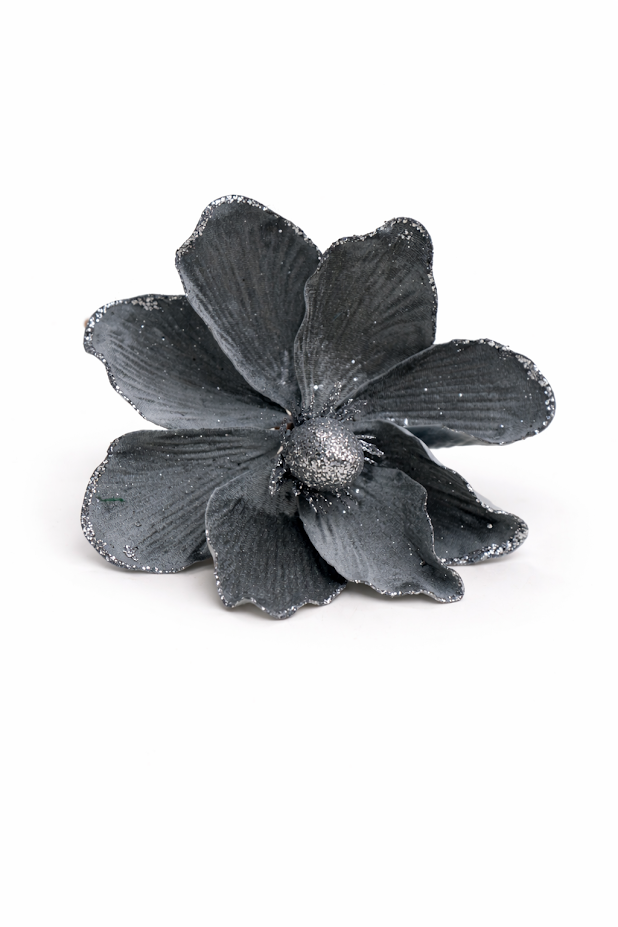 Set of 5 Glitter Edge Anemone Artificial Flower