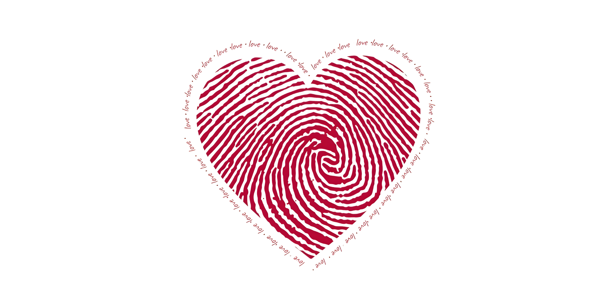 Fingerprint Heart Mug for Valentine's Day