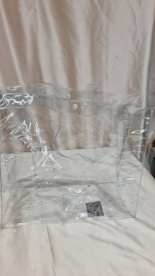 Clear PVC Transparent Gift Bag / Goodie Bag (10-Pack) - 31 cm x 29 cm x 13 cm
