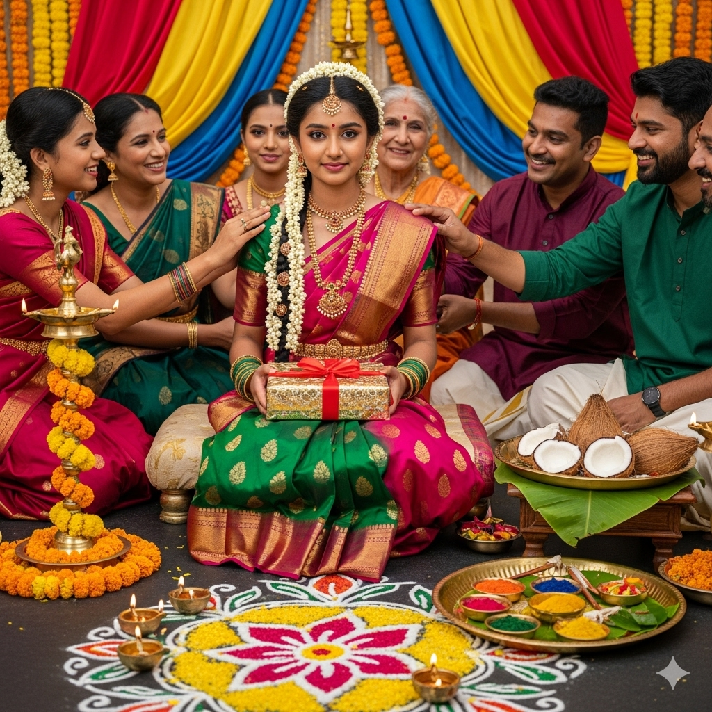 Half Saree Ceremony