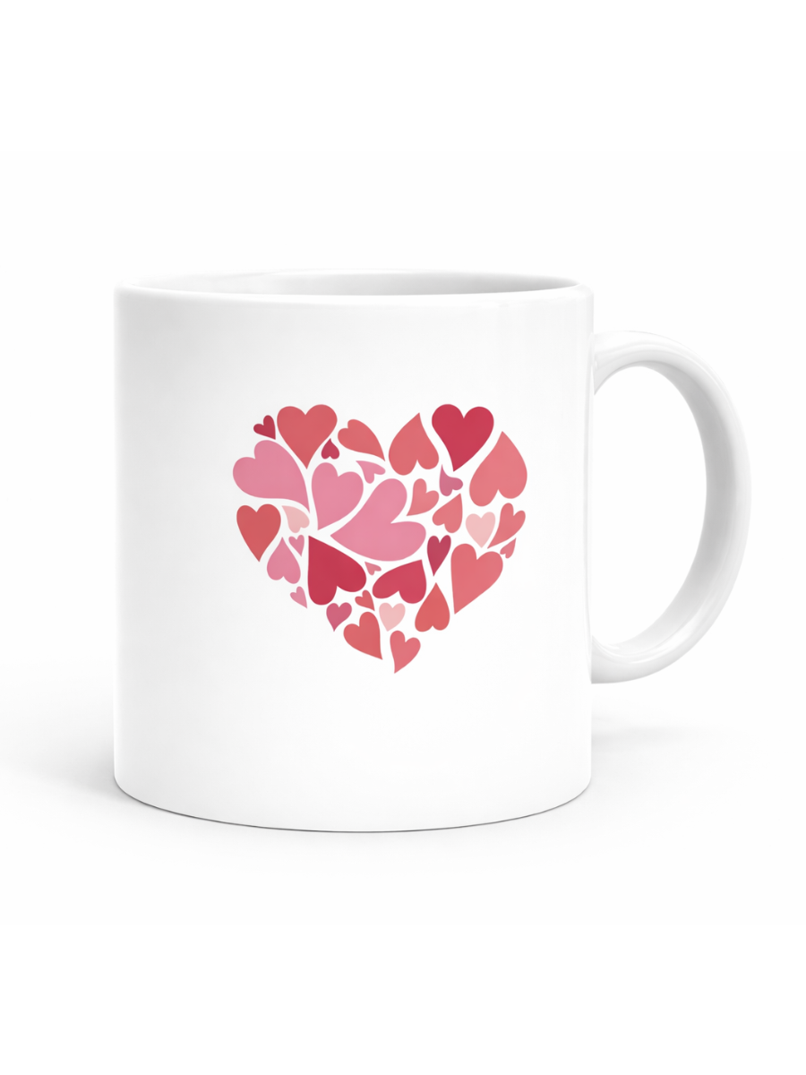 Hearts Collage Love Mug