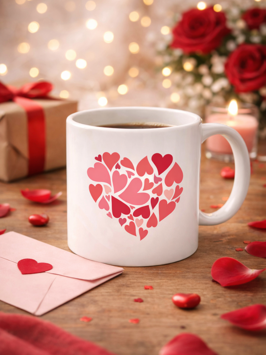 Hearts Collage Love Mug