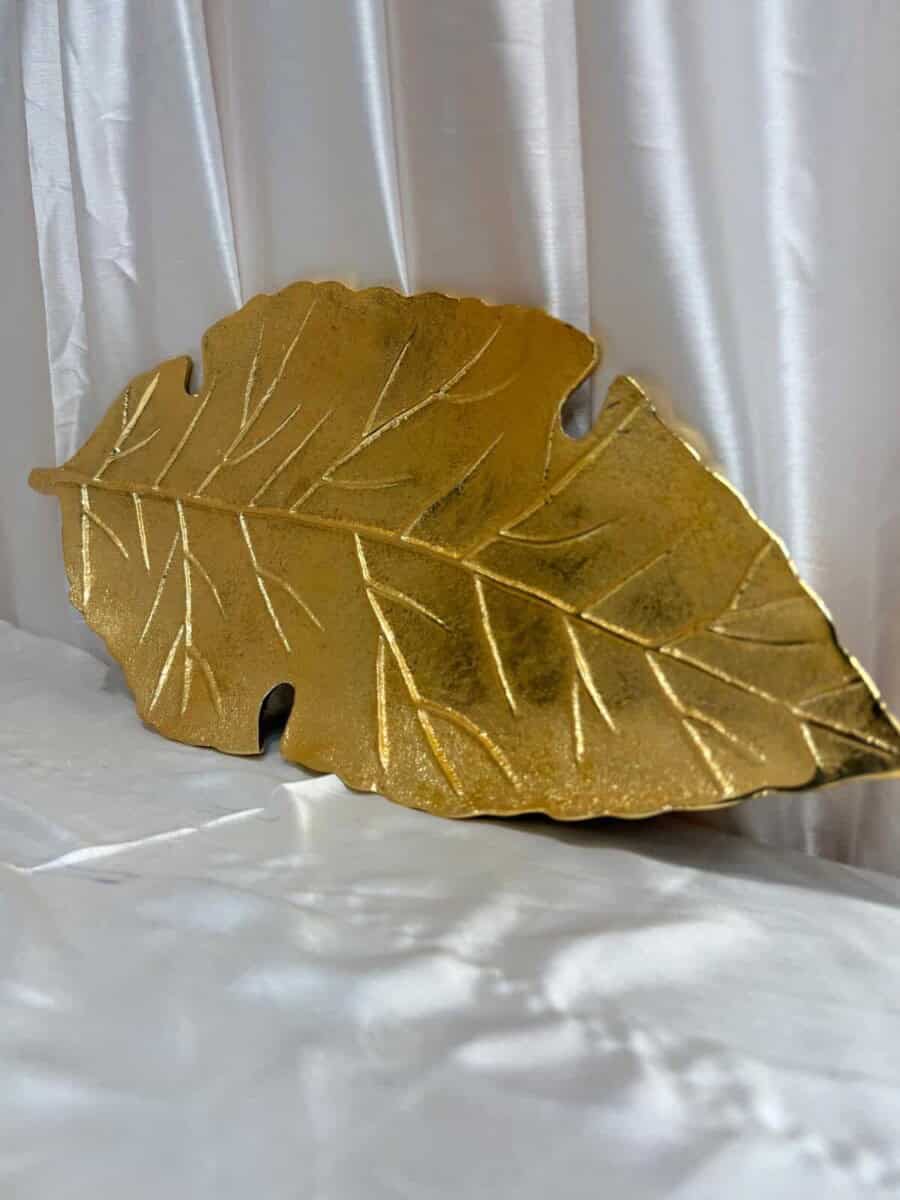 Decorative Big Leaf Serving Tray & Gifting | WrapArts
