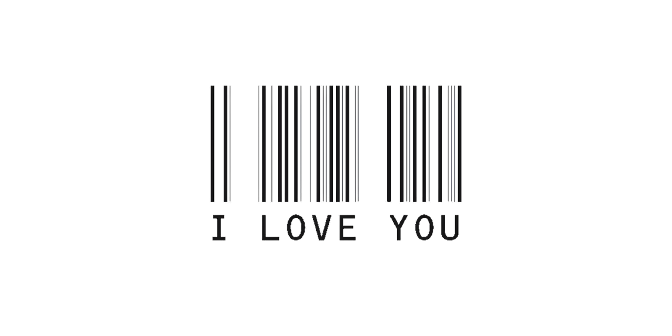 I Love You Barcode Mug