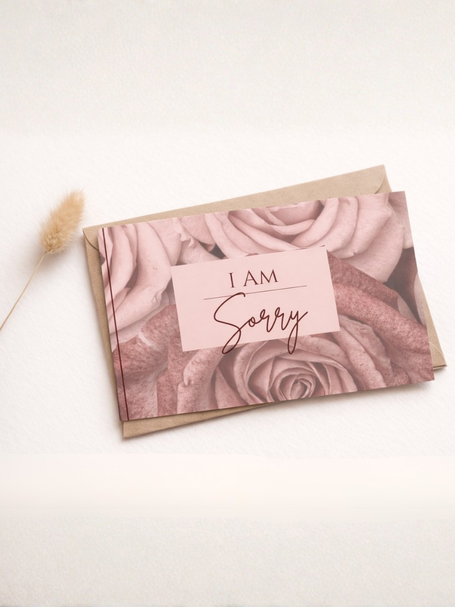 I Am Sorry Apology Card - A5