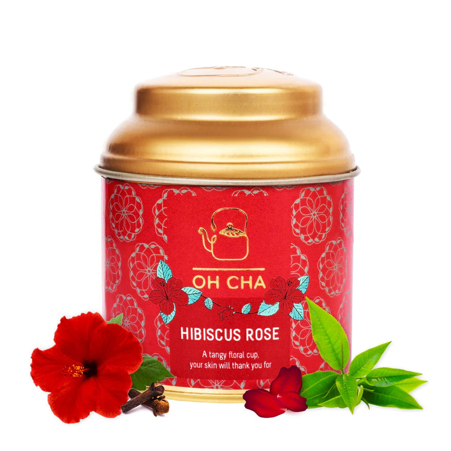Oh Cha Hibiscus Rose Tea - 35 gm