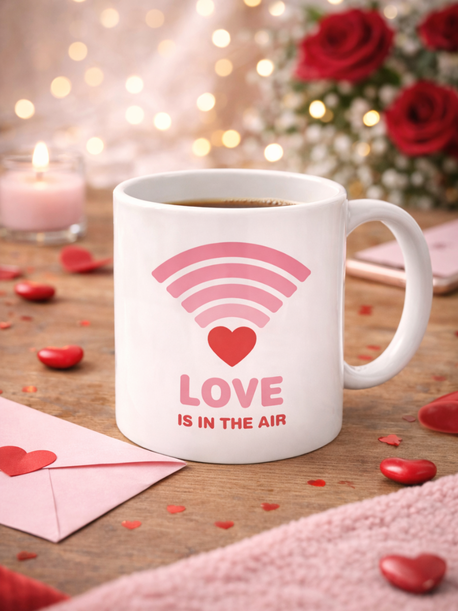 Love Is In The Air WiFi Mug