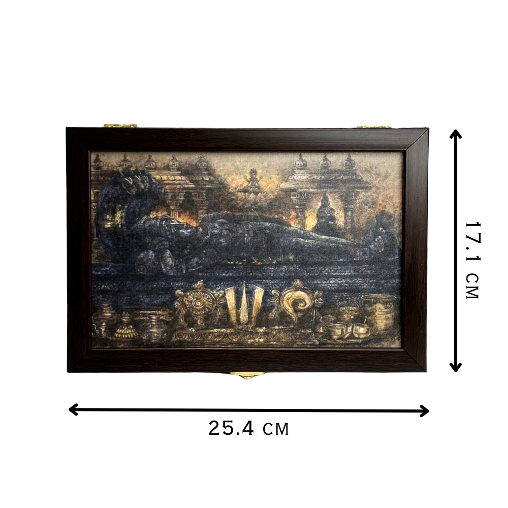 Divine Maha Vishnu Pooja Box with 3 Jars