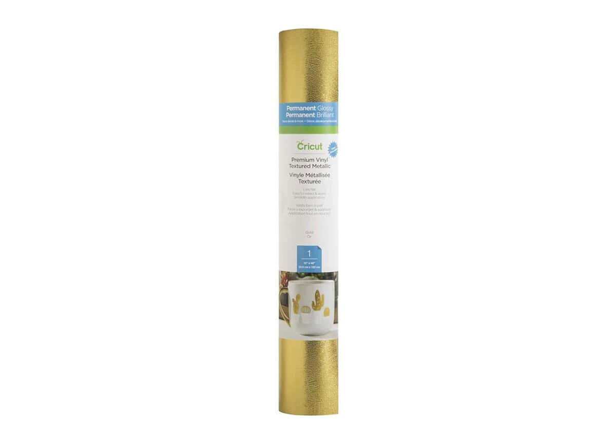 Cricut Gold Adhesive Vinyl-12x48 Permanent Roll