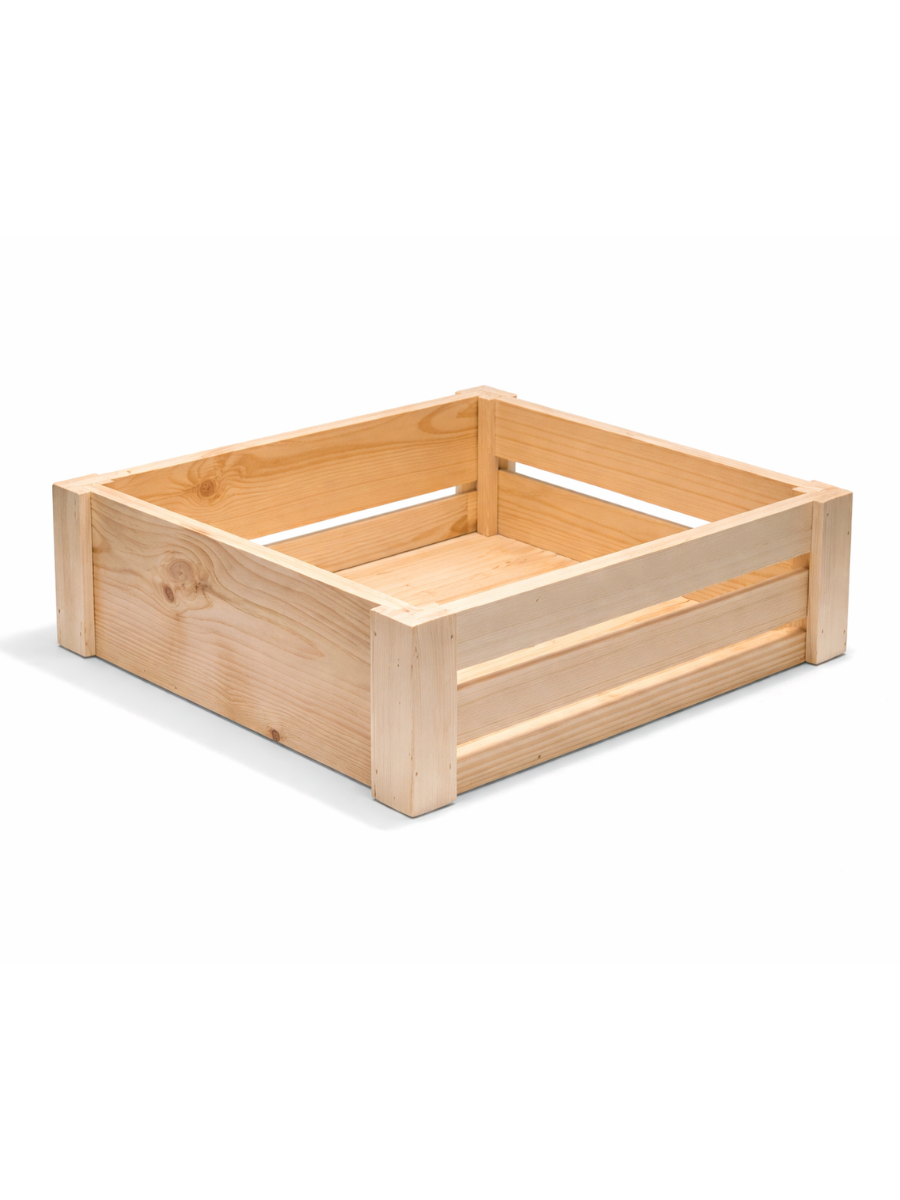 Multipurpose Pine Wood Crate Tray