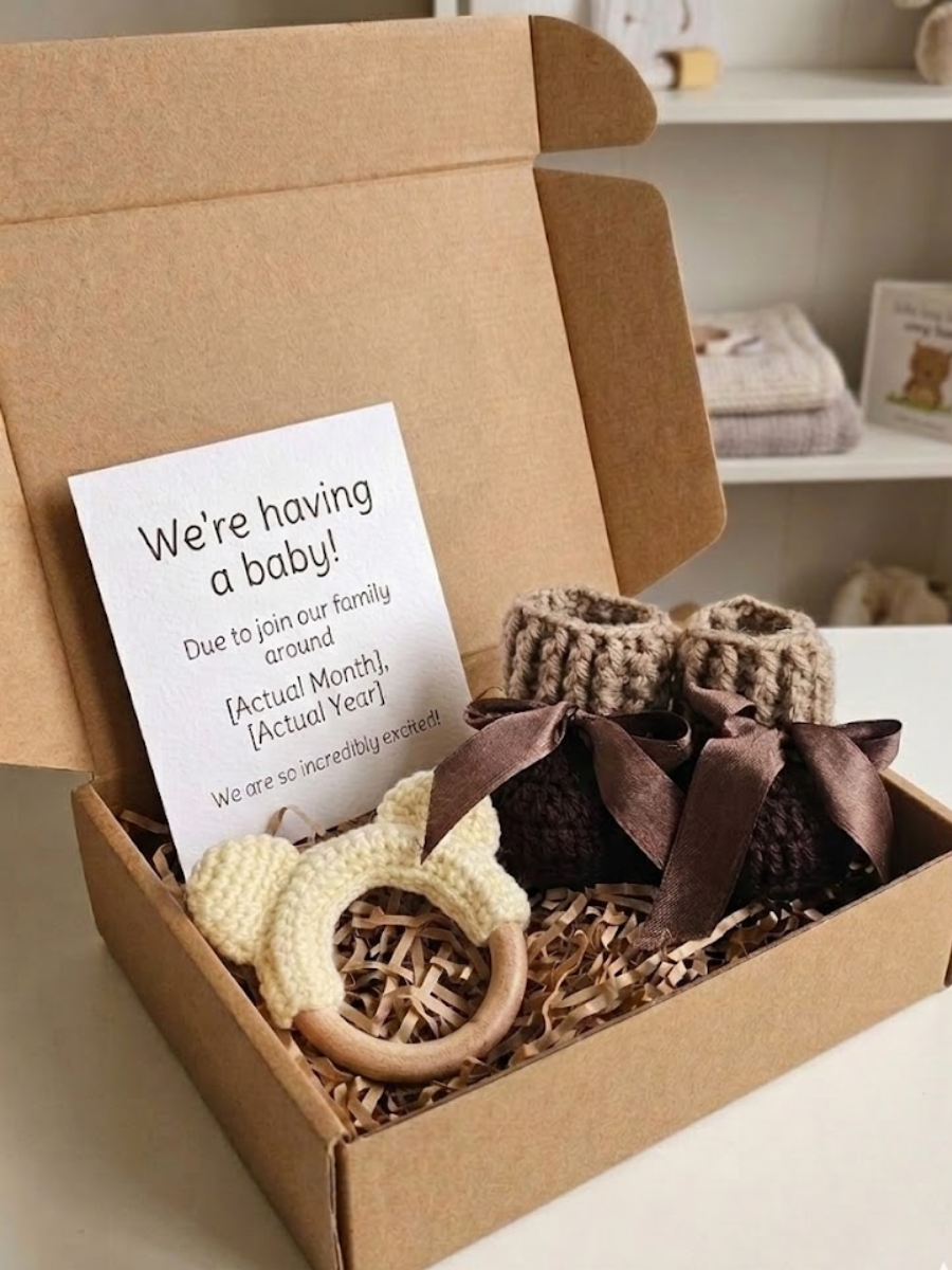 Tiny Feet, Big News — Pregnancy Announcement Hamper