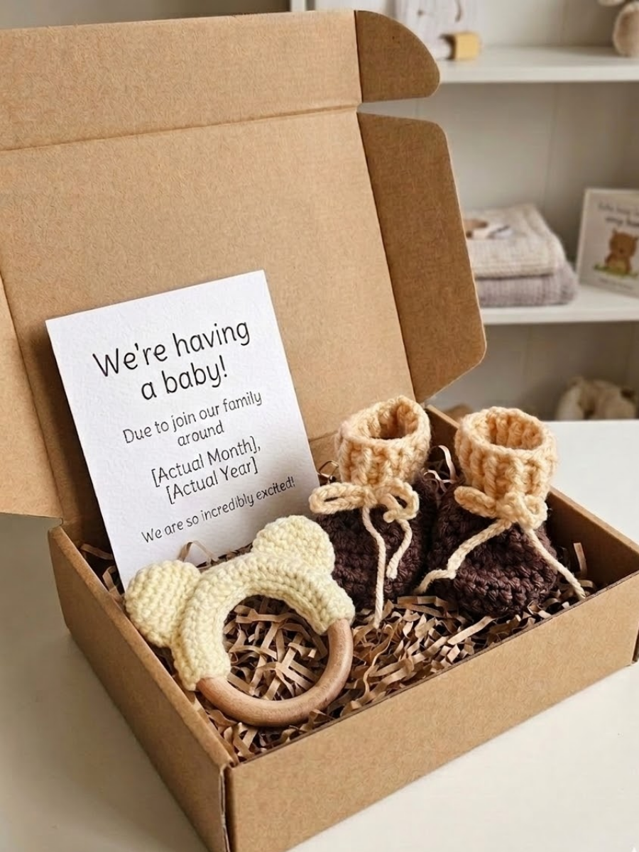 Tiny Feet, Big News — Pregnancy Announcement Hamper