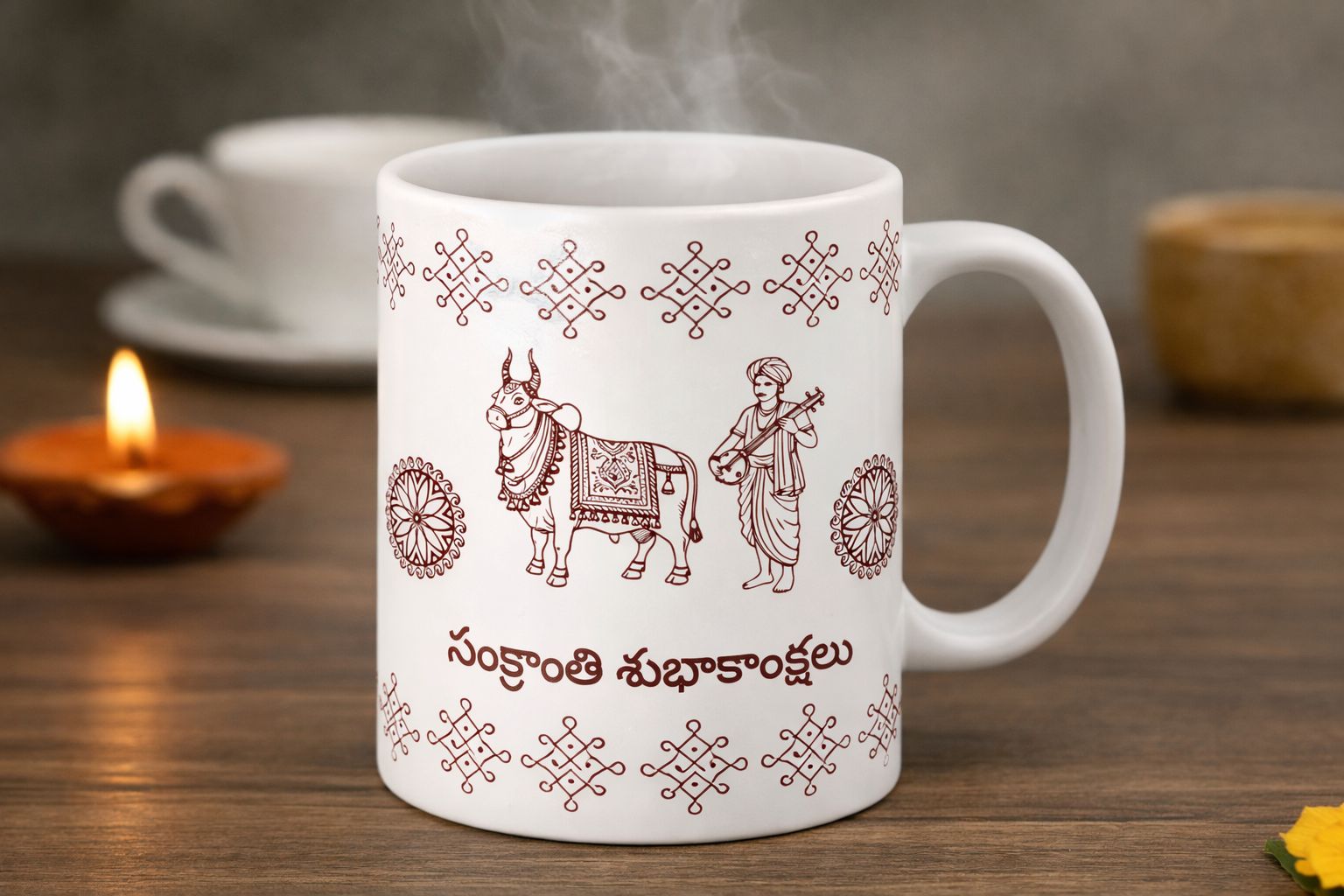 Pongal Festival Printed Coffee Mug