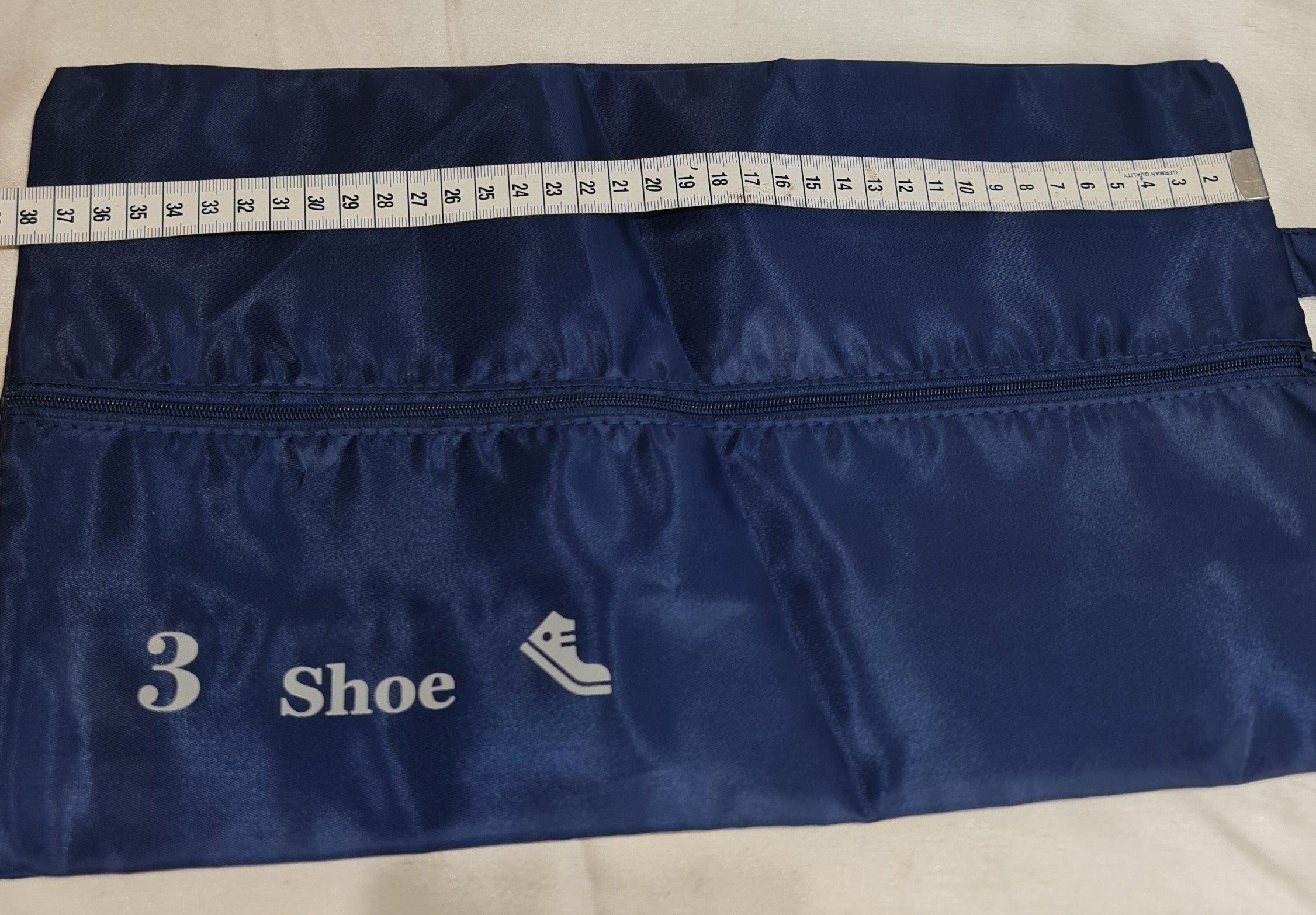 Premium Navy Shoe Bag Organiser for Travel & Storage (Pack of 2)