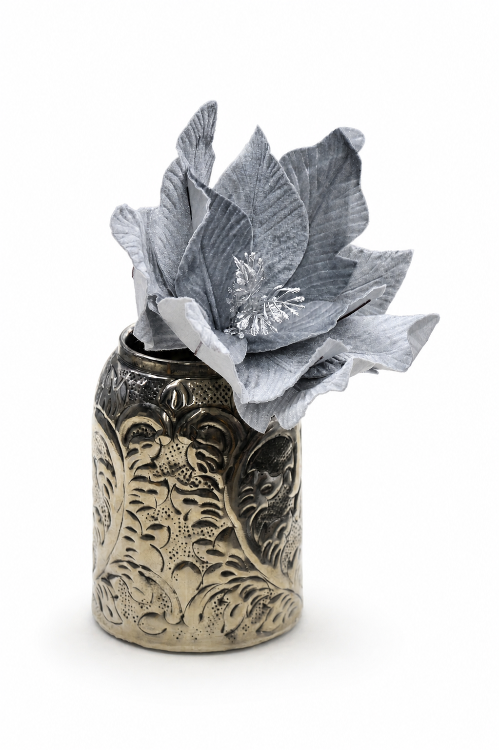 Set of 2 Velvet Magnolia Artificial Flower